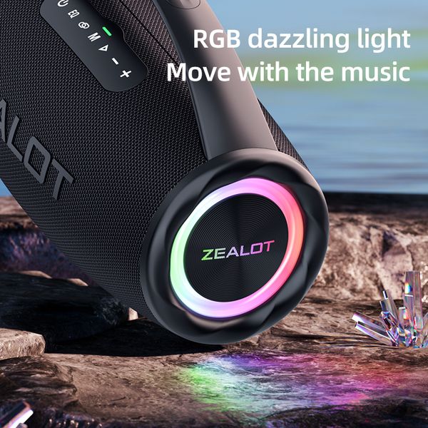 S97 Adventure-ready Audio Companion - Waterproof Portable Bluetooth Speakers with High-Fidelity Stereophonic Sound System