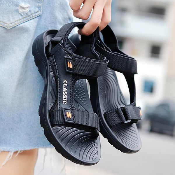 Men's Sandals Summer Leisure Beach Holiday Sandals Men Shoes Outdoor Sneakers Male Retro Comfortable Casual Sandals Men
