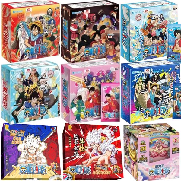 New One Piece Straw Hat Pirate Luffy Zoro Nami Classic Anime Character Collection Card Toys Gifts