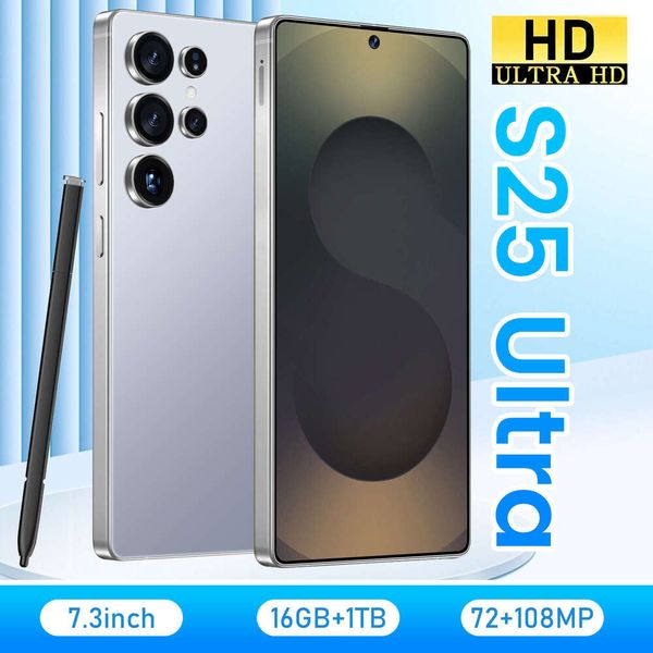 A2 I15 I16 5G Mobile S25Ultra 16G+1TB Android 10 screen 7.3 inches 5G phone