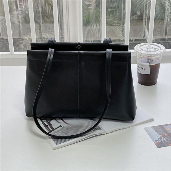 practical Work bag high-capacity commute Fashion bag Large capacity women's bag portable shoulder bag fashionable PU leather simple tote bag Best New designer bag, As pic
practical Work bag high-capacity commute Fashion bag Large capacity women's bag portable shoulder bag fashionable PU leather simple tote bag Best New designer bag, As pic