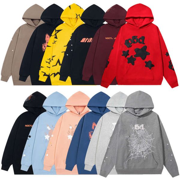 hoodies designer men's hoodie sweatshirts quality street tops trendy hip hop Young Thug spider hoodie pullover hoody set 5A hoodies for men