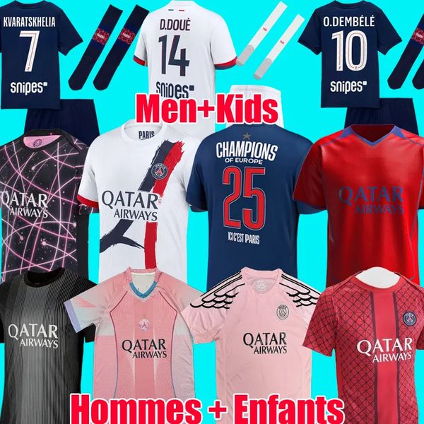 25 26 maillot de foot O. DEMBELE psges jersey hakimi G. RAMOS 2025 football shirts men soccer jerseys kids sets equipment hommes enfants pink, Army green
25 26 maillot de foot O. DEMBELE psges jersey hakimi G. RAMOS 2025 football shirts men soccer jerseys kids sets equipment hommes enfants pink, Army green