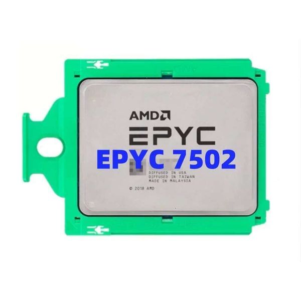 EPYC 7502 Processor 32 Cores CPUs 2.5GHz Up to 3.35GHz SP3 3200MHz DDR4