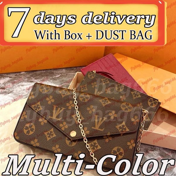 Designer Bag luxury Shoulder Bags Wallet Ladies Classic Set of 3 piece Fashion Bags Tote Clutch Messenger Bag Wallet for women handbag cross body bag purse M61276, #2
Designer Bag luxury Shoulder Bags Wallet Ladies Classic Set of 3 piece Fashion Bags Tote Clutch Messenger Bag Wallet for women handbag cross body bag purse M61276, #2