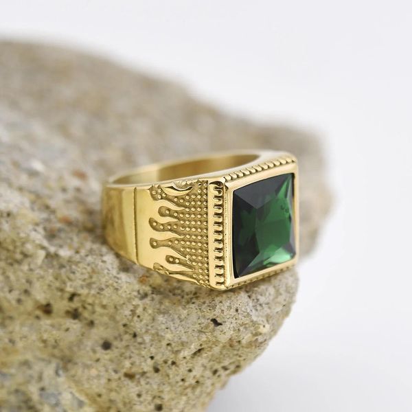 Men's High Quality 316LStainless Steel Onyx 18KGilden Rings Classic Fashion Trend Jewelry Product
Men's High Quality 316LStainless Steel Onyx 18KGilden Rings Classic Fashion Trend Jewelry Product