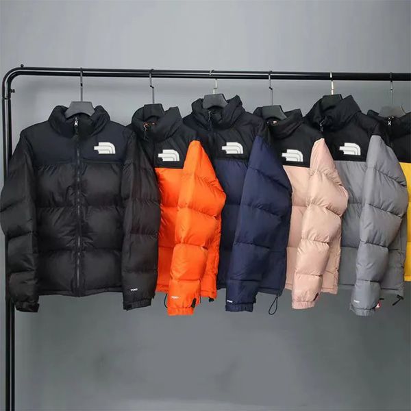 Mens Down Parkas Jacket Puffy Thick Warn Coats Sleeves Embroidery Coats Man Outwears Tops Jackets Asian Size M-2XL