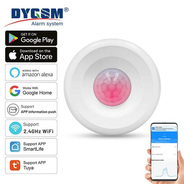 Tuya WiFi Light PIR Motion Sensor Smart Home Infrared Passive Detector Smart Life App Support Alexa Google Home 250709