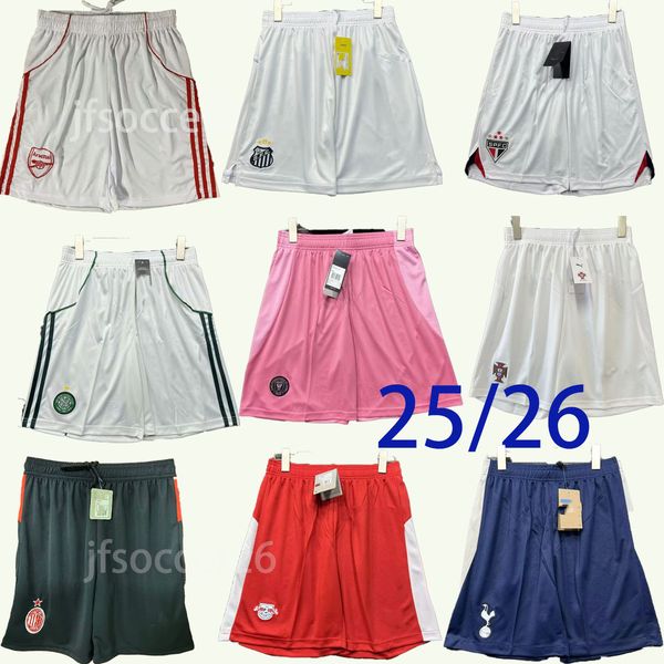 25 26 Shorts Football shorts mbappe haaland ANSU FATI saka cfc STERLING Shorts Size S-XXL 2026 Men's Football shorts Black Yellow Blue Lavender Army Green AA