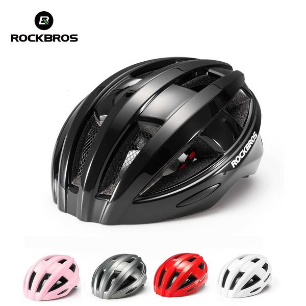 ROCKBROS Bicycle Helmet MTB Road Cycling Rear Light Helmets Integrally-molded Safety EPS+PC Ultralight Sport Urban Bike Helmet Z250717