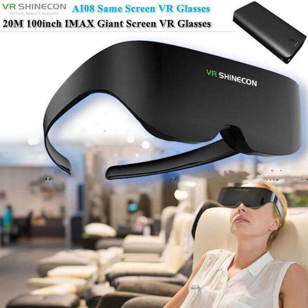 3D Smart 20M 100Inch IMAX Giant Headset Same Screen Stereo Cinema Virtual Reality VR Glasses For Smartphone PC