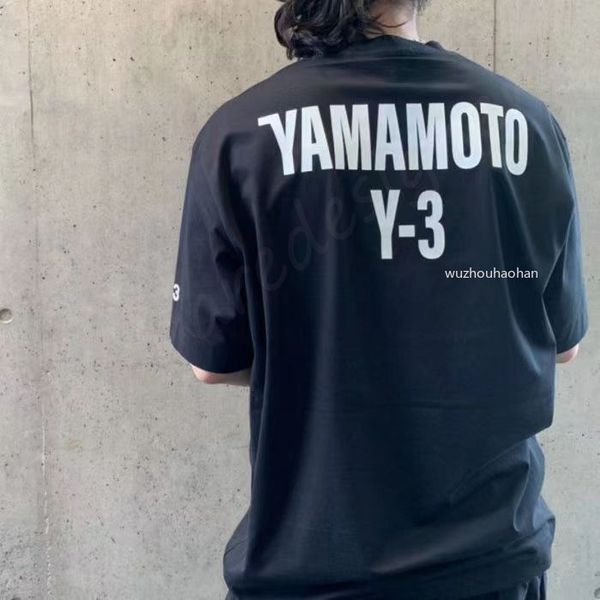 T-Shirts with Letter Print Y3 Summer Clothes Women and Men Designer T Shirt Casual Tshirt Cotton Shirts Y1289