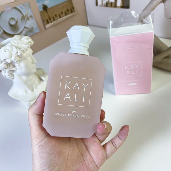 Top quality women men perfume 100ml yum boujee marshmallow 81 women's perfume Vanilla Candy Rock Sugar Eau De Parfum Fragrance Fast shipping