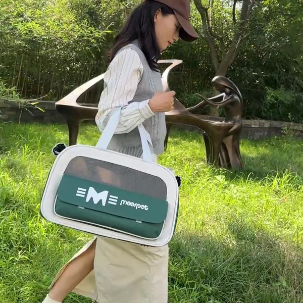 Beni Pet Portable Travel Dog Bag - Stylish Carrying Case with Breathable Material & Side Access, Grey
Beni Pet Portable Travel Dog Bag - Stylish Carrying Case with Breathable Material & Side Access, Grey