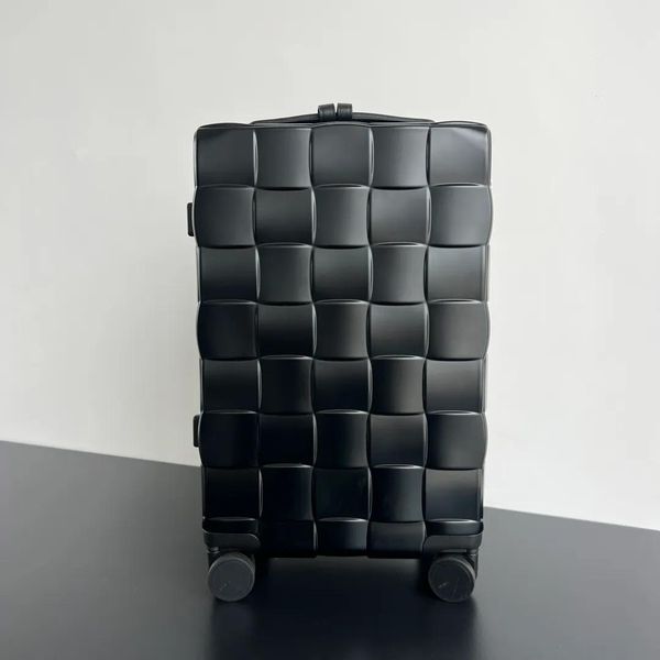 Designer Suitcase Luxury Luggage with wheels Classic Boxes Weaving Design Trolley Case Travel Bag Unisex Suitcases Boarding Case Password PC, Black
Designer Suitcase Luxury Luggage with wheels Classic Boxes Weaving Design Trolley Case Travel Bag Unisex Suitcases Boarding Case Password PC, Black