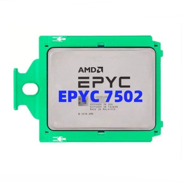 EPYC 7502 Processor 32 Cores CPUs 2.5GHz Up to 3.35GHz SP3 3200MHz DDR4