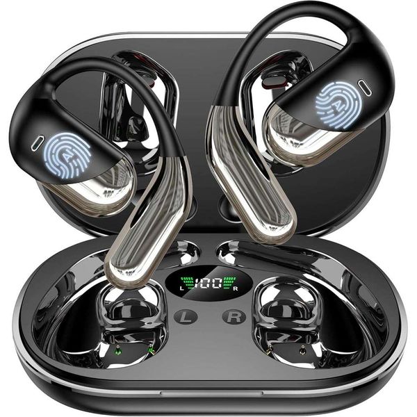 Paekole AI Translator Real-Time 144 Languages Accents, 3-in-1 Open Ear Wireless Bluetooth Earbuds with Charging Case, Spanish/English Audfonos Traductores, iOS