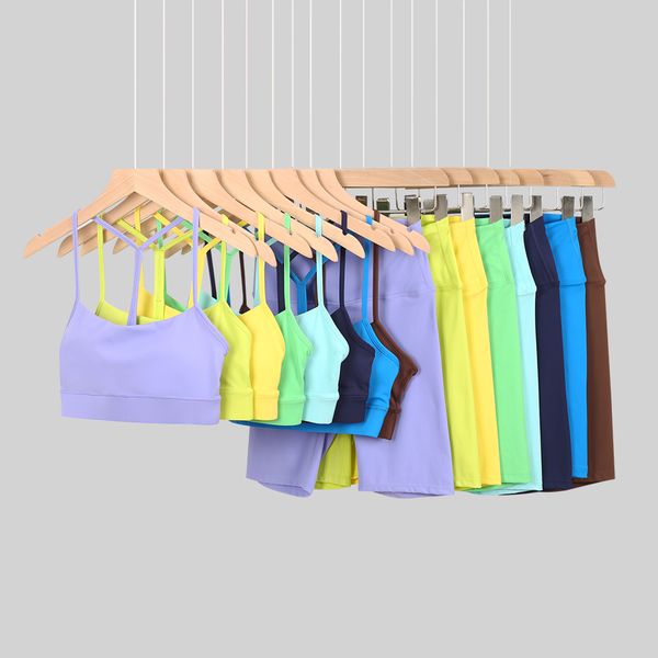 DHgate Women Yoga Set bralette Gym Sports Tracksuits Bra Fitness Shorts Leggings Workout Sports Clothes sold by DHgate
