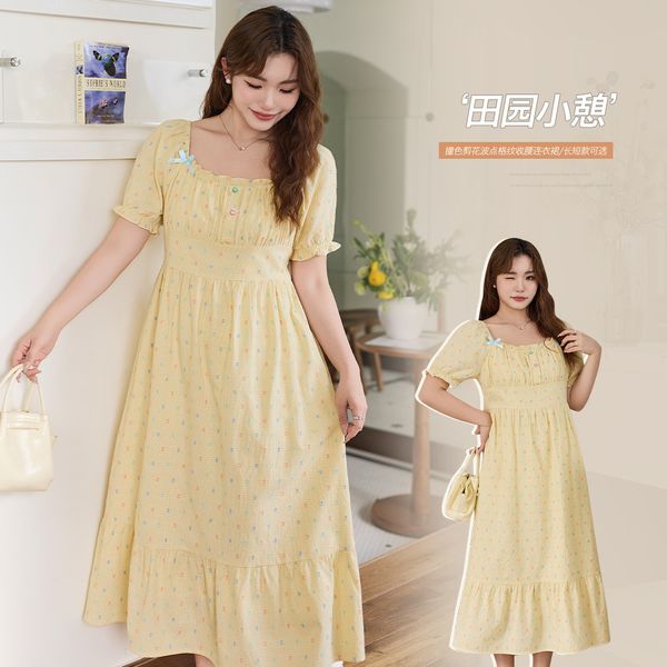 B441 dopamine atmosphere color dot age-reducing square collar dress for fat women, large size, waist-slimming A-line skirt, Black
B441 dopamine atmosphere color dot age-reducing square collar dress for fat women, large size, waist-slimming A-line skirt, Black
