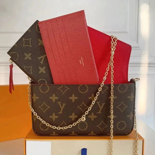 Designer bags top luxury women's square bags 3-piece chain bags crossbody underarm bags handbags messenger bags large-capacity tote bags clutches, #1
Designer bags top luxury women's square bags 3-piece chain bags crossbody underarm bags handbags messenger bags large-capacity tote bags clutches, #1