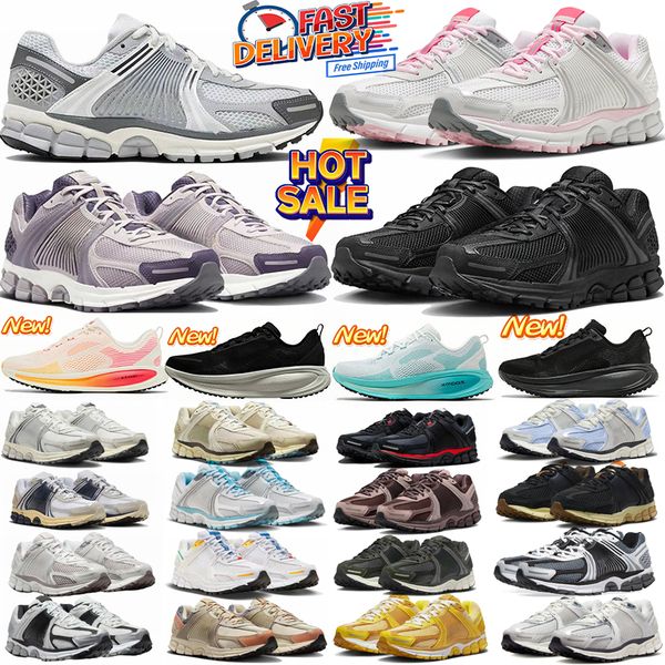 Free delivery designer shoes Vomero 5 Roam Metallic Gold Photon Dust Pink vomero 18 Summit White Coconut Milk Flax Mens Flat shoes Trainers size 36-45