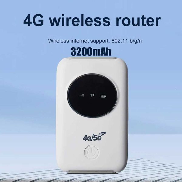 Portable ChG Wireless Router 3200mAh Mobile Broadband Wide Coverage with SIM Card Slot 10 WiFi Users Wireless LTE WiFi Modem XJ250723