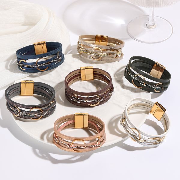 Three-Ring Handband: Stylish Boho Weave Design with Strong PU Material for Everyday Wear
Three-Ring Handband: Stylish Boho Weave Design with Strong PU Material for Everyday Wear