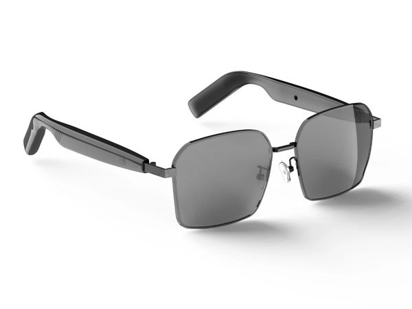 Wireless Audio Glasses, HD Calls/Music Metal Frame Smart Bluetooth Sunglasses Speaker Make Call SG-12pro