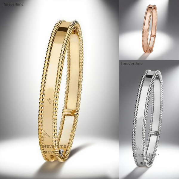 Clover Bangle Bracelet 925 Silver 18K Gold