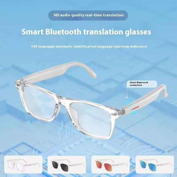 2025 AI Translation 100+ Multi-Language Real-Time Interpretation Smart Glasses Listening Songs Answering