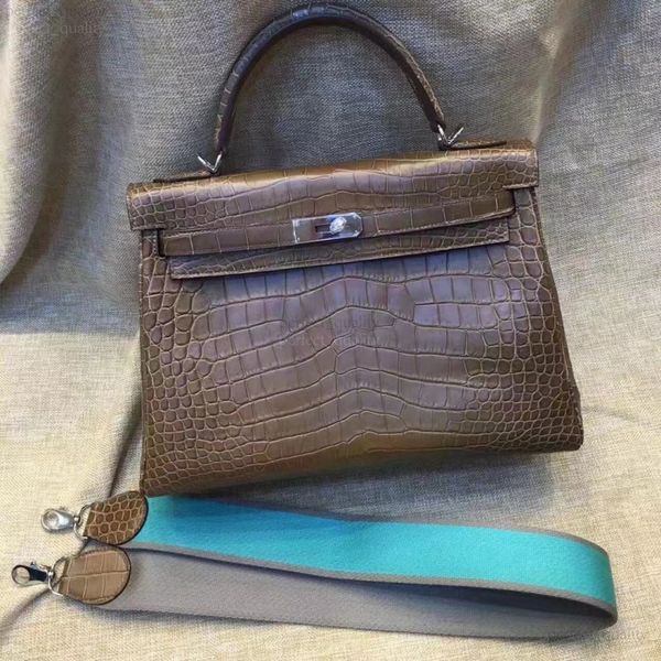 99A Premium Designer Shoulder-Strap Handbag, made with pure copper hardware and imported genuine crocodile skin, featuring more exquisite details., One
99A Premium Designer Shoulder-Strap Handbag, made with pure copper hardware and imported genuine crocodile skin, featuring more exquisite details., One