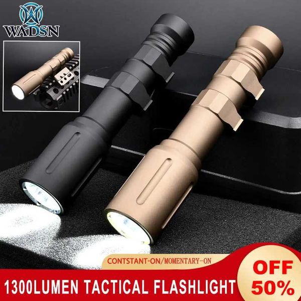 1300 Lumen Tactical LED Powerful Flashlight Metal PLHv2 Scout Weapon Light for Picatinny Rail Hunting Airsoft Dual Switch XJ250728
1300 Lumen Tactical LED Powerful Flashlight Metal PLHv2 Scout Weapon Light for Picatinny Rail Hunting Airsoft Dual Switch XJ250728
