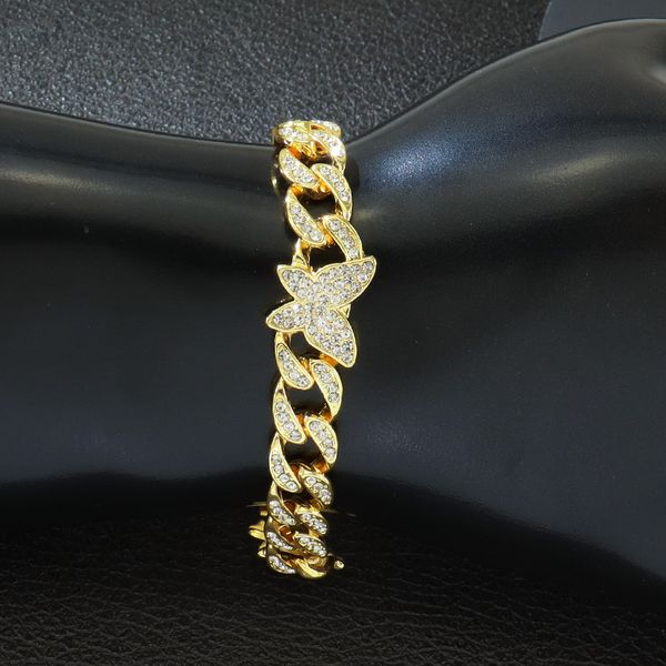 Iced-Out Butterfly x Cuban Link Bracelet | Y2K Ins Trendy Drip 
Iced-Out Butterfly x Cuban Link Bracelet | Y2K Ins Trendy Drip