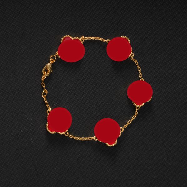 Lucky Clover Bracelets for Women Jewelry 18K Gold Plated Clover Flower Bracelet Designer Women Light Luxury Charm Bracelet Gift F02
Lucky Clover Bracelets for Women Jewelry 18K Gold Plated Clover Flower Bracelet Designer Women Light Luxury Charm Bracelet Gift F02