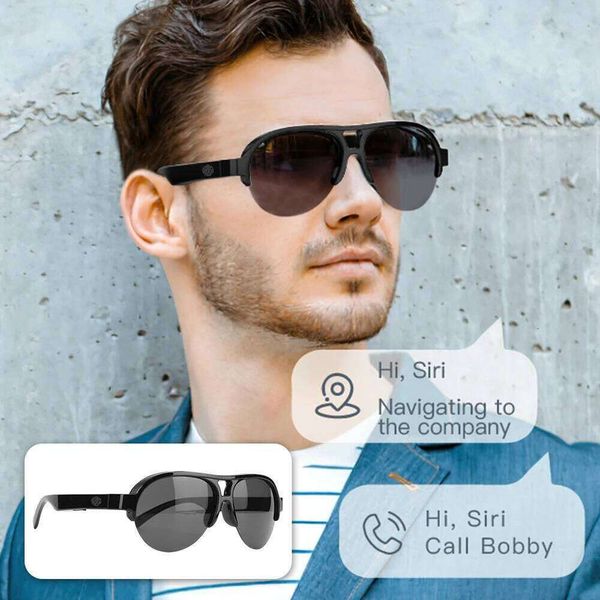F08 F07 Translation Glasses Bluetooth Smart Lenses Wireless AI Glasses Anti-Uv Translator Sunglass With Camera New Technologie