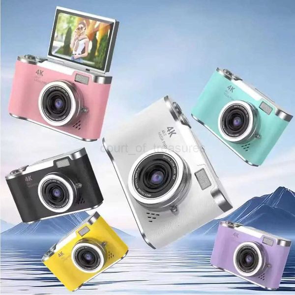 4K CCD 8X Digital Zoom Digital Camera for Students 48MP Compact Digital Photography Camera 180Flip Screen Selfie Camera RENEAR M250731