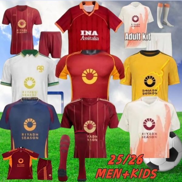 25 26 men kids soccer jersey football shirt 24 25 26 ROMA ABRAHAM PAREDES DYBALA MANCINI E. LE FEE ZALEWSKI EL SHAARAWY ROME, Red
25 26 men kids soccer jersey football shirt 24 25 26 ROMA ABRAHAM PAREDES DYBALA MANCINI E. LE FEE ZALEWSKI EL SHAARAWY ROME, Red