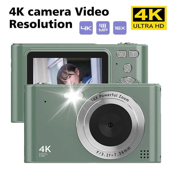 48MP 4K Digital Cameras for Kids 1080P Autofocus Camera for Photography HD with 2.4 Large Screen Camcorder Beginner Camera M250731