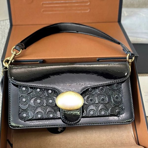 26 Black Designer Bag Leather Shoulder Bag Signatures Tote …