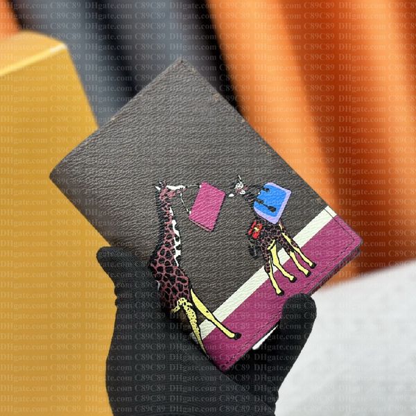 Designer Passport Holders 10A Cardholder designer wallet men's high-quality passport cover fashionable classic credit card holder passport card
