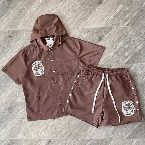 Saint Vanity Embroidered Hooded Windproof Set - Short — compare prices at CompareOffers