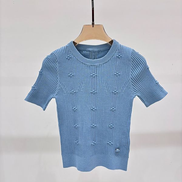 Designer Women Knits Embroidery lace Tees Tank Top Round neck pearl knitted vest Neck Short Sleeve Sweater Knit Fashion Women Tops, Rose
Designer Women Knits Embroidery lace Tees Tank Top Round neck pearl knitted vest Neck Short Sleeve Sweater Knit Fashion Women Tops, Rose