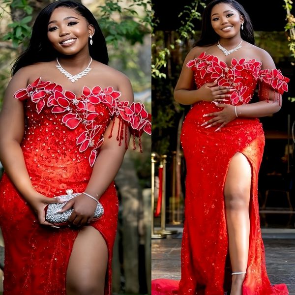 Red Mermaid Prom Dr… - image
