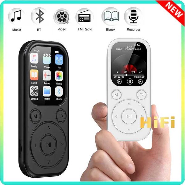 New ultra-thin MP3 music player 5.4 MP3 player with 1.8-inch IPS screen FM e-book portable clock with long battery Z250403
