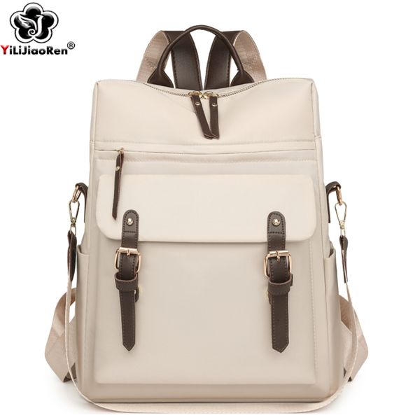 Fashion Rucksack Women Shoulder Bag High Quality Waterproof Nylon Back Pack Purse Large Capacity Backpack for College Students 251104