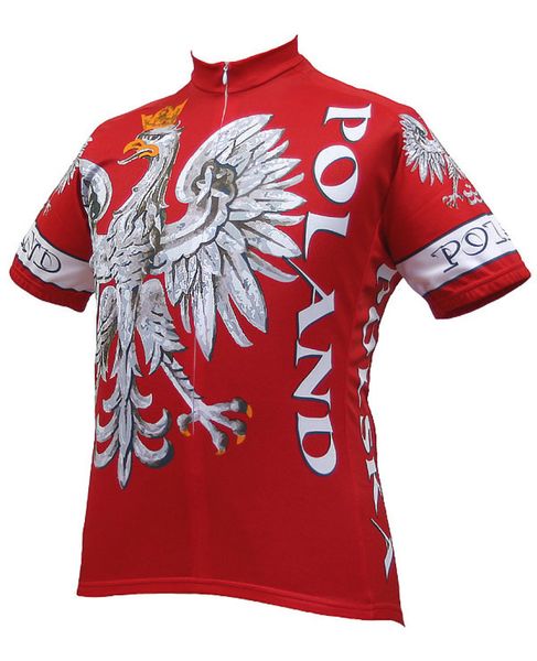 2026 Pro Team POLAND Summer Mens Cycling jersey Breathable Bike Clothing MTB Ropa Ciclismo Bicycle Maillot only