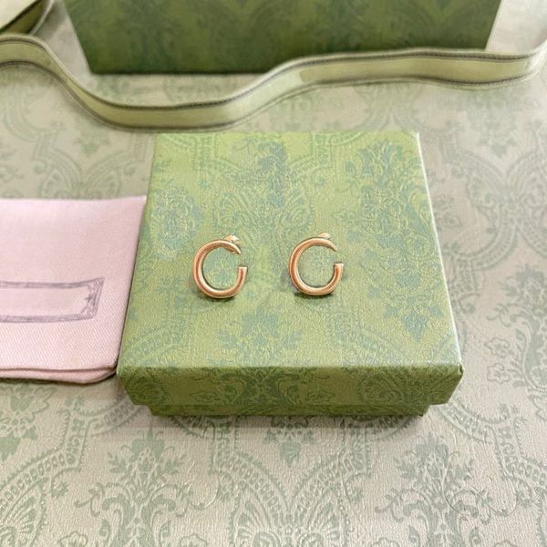 Designer Gold Stud Earrings Valentine's Day