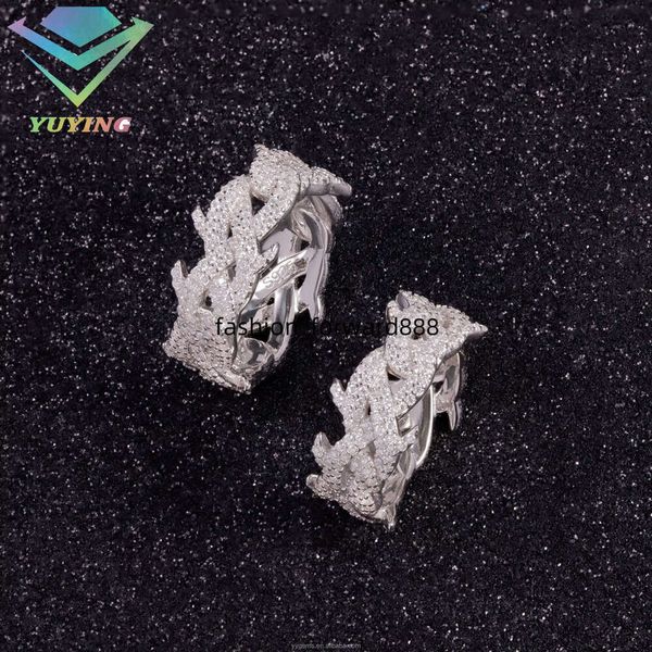 Fashionable Design Mossanite Boutique Jewelry Pure Silver Hip Hop Men's and Women's VVS Moissanite Cuban Ring
Fashionable Design Mossanite Boutique Jewelry Pure Silver Hip Hop Men's and Women's VVS Moissanite Cuban Ring