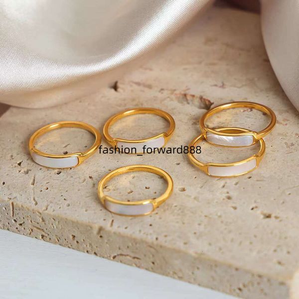 Elegant and fashionable ring, gold-plated waterproof jewelry, stainless steel wedding shell women's ring
Elegant and fashionable ring, gold-plated waterproof jewelry, stainless steel wedding shell women's ring