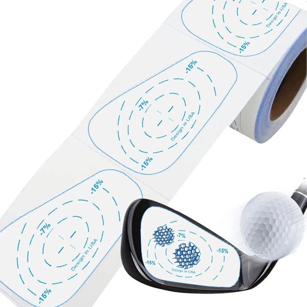 Golf Impact Tape Clubs Labels 200pcs Oversized Training Aid for Irons Driver Woods Ball Hitting Recorder Swing Trainer Equipment 251106